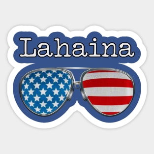 USA PILOT GLASSES LAHAINA Sticker